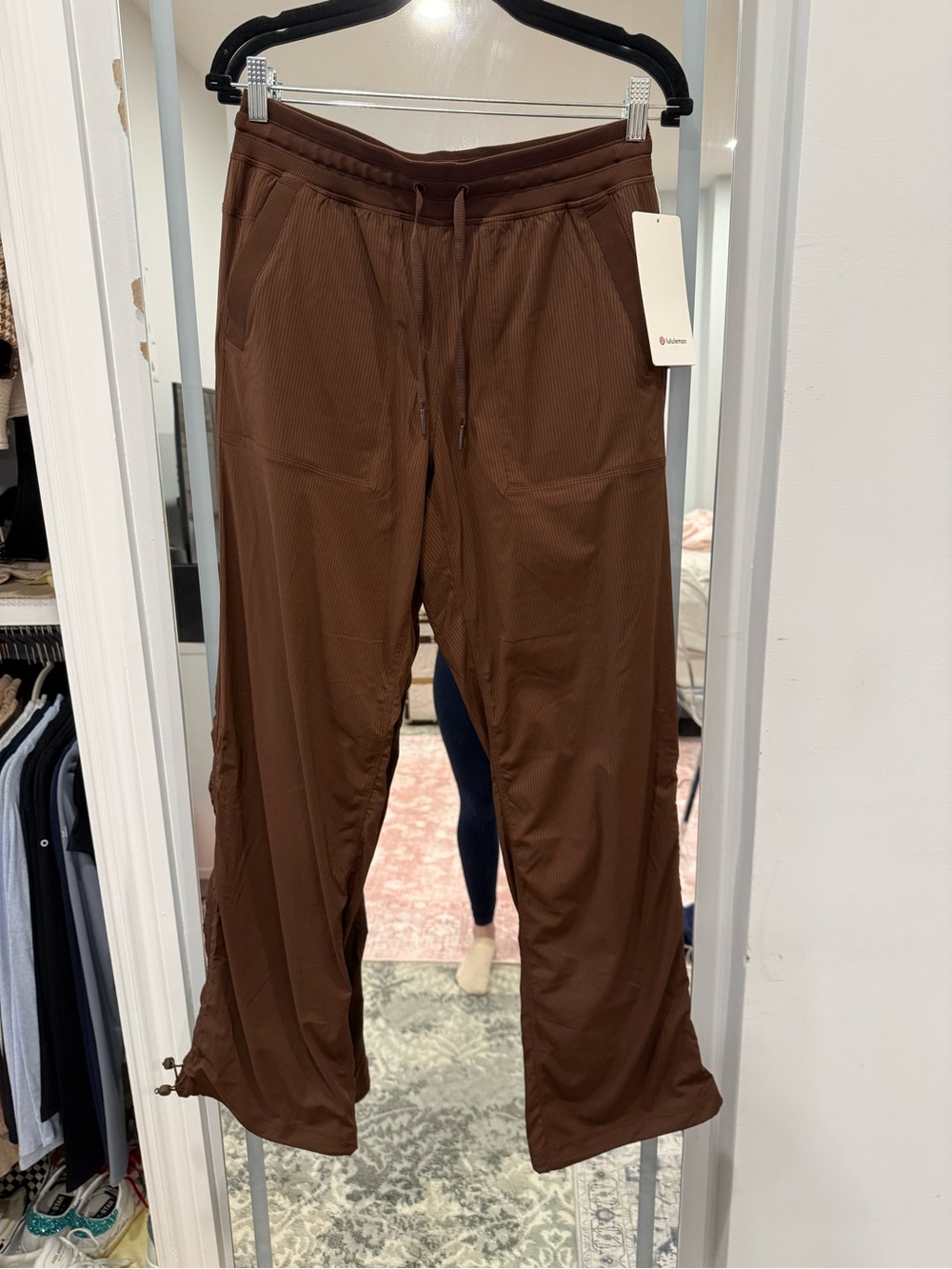 Lululemon Dance Studio Relaxed-Fit MR Pant Brown Size S NWT